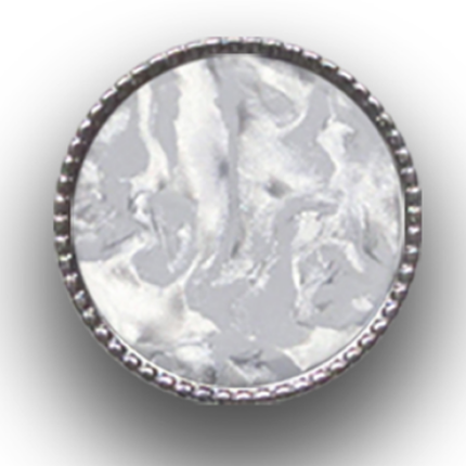 Schieber (silberfarben, Ø22mm), Polaris Jais, Flat, 22mm, geriffelt, Grey