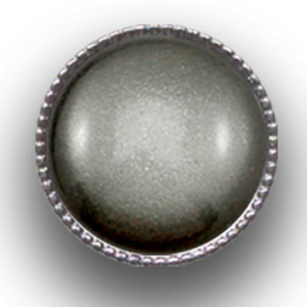 Schieber (silberfarben, Ø22mm), Classic Super Polaris, Dome, 22mm, geriffelt, Silver Night