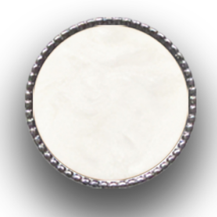 Schieber (silberfarben, Ø22mm), Soft Tone Matte, Flat, 22mm, geriffelt, Greenish Beige